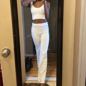 Fuzzy loungewear set